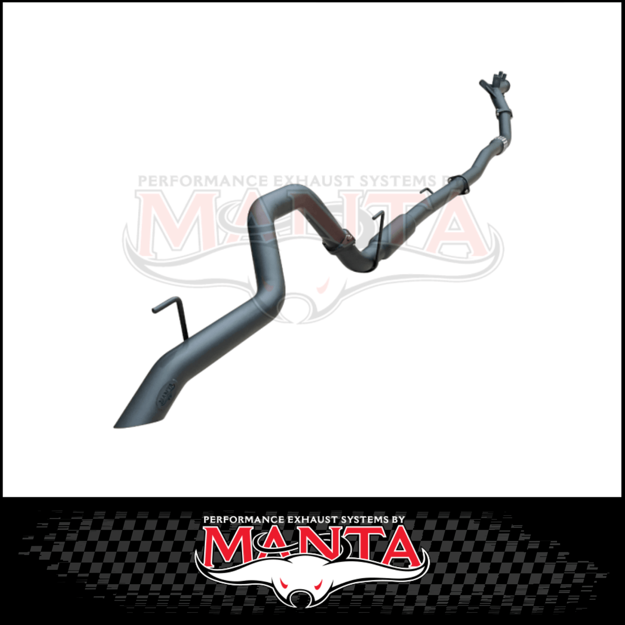MANTA 3" TURBO BACK EXHAUST SYSTEM (DPF DELETE) FITS TOYOTA FORTUNER GUN156R 2.8L 1GD-FTV 11/2015-ON - NO CAT/HOTDOG (MKTY0215)