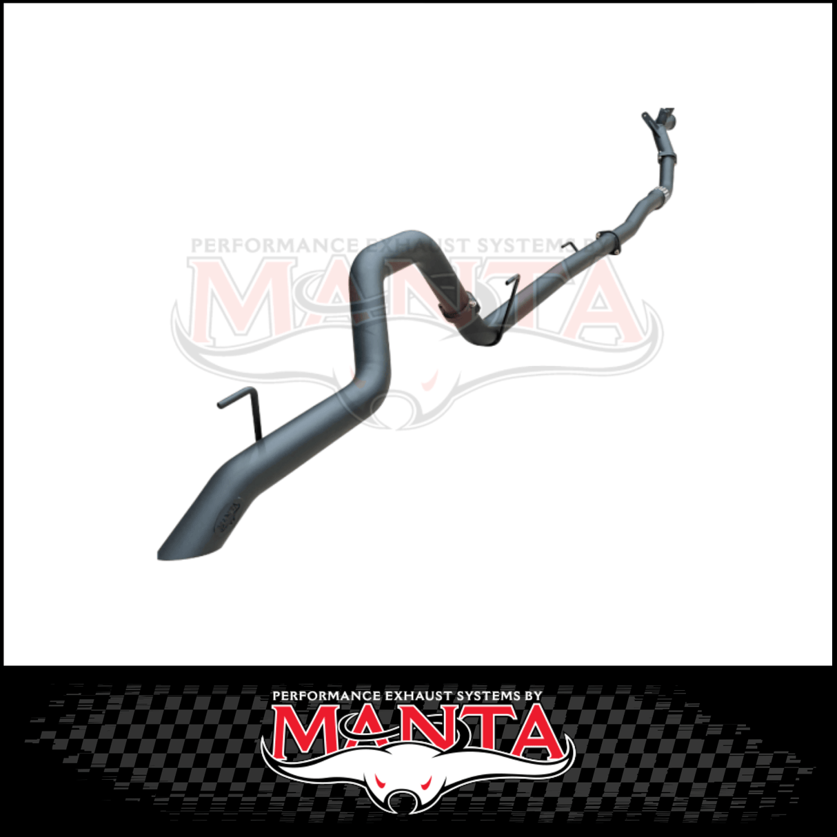 MANTA 3" TURBO BACK EXHAUST SYSTEM (DPF DELETE) FITS TOYOTA FORTUNER GUN156R 2.8L 1GD-FTV 11/2015-ON - NO CAT/PIPE ONLY (MKTY0216)