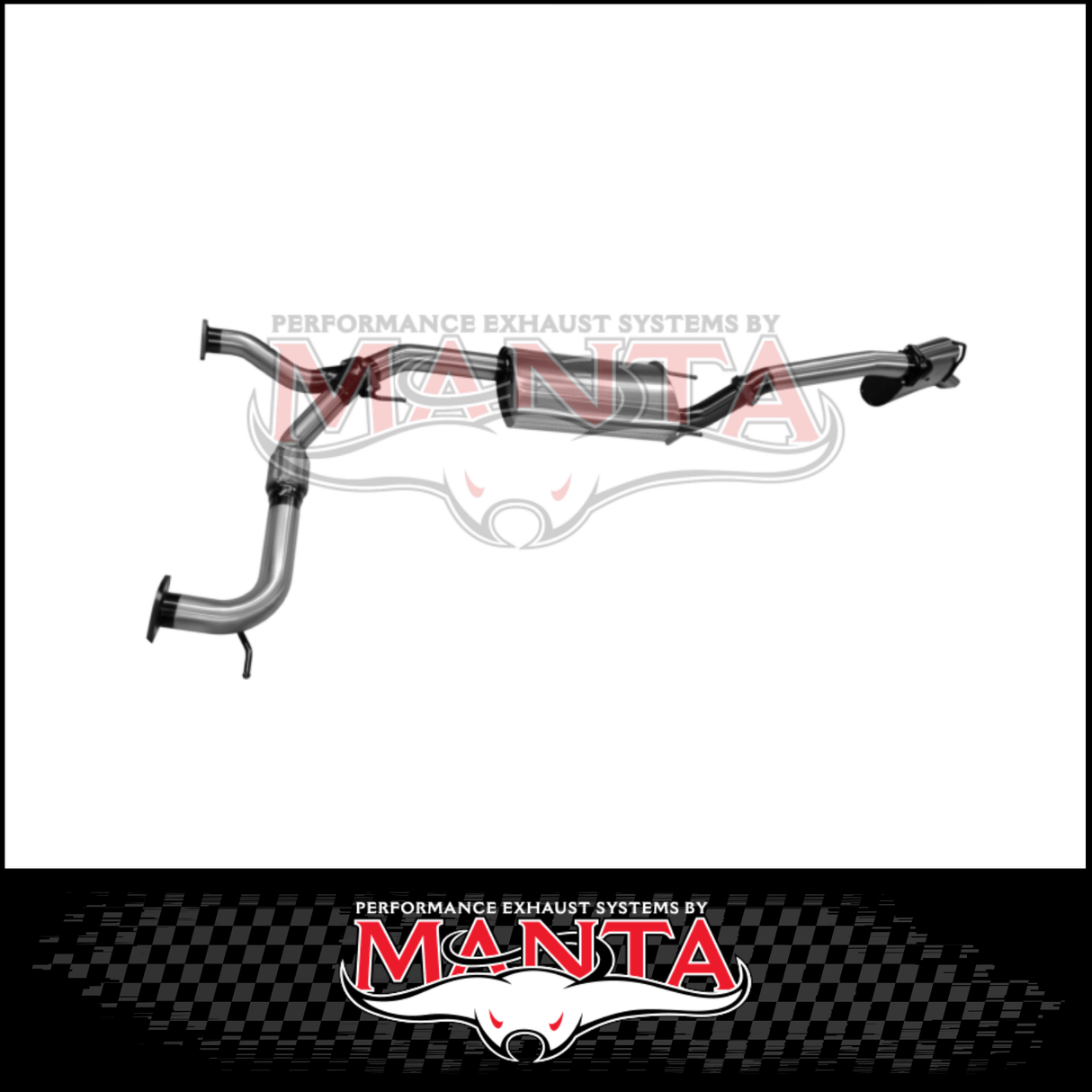 MANTA 3" CAT BACK EXHAUST SYSTEM FITS NISSAN PATROL Y62 5.6L V8 2012-ON