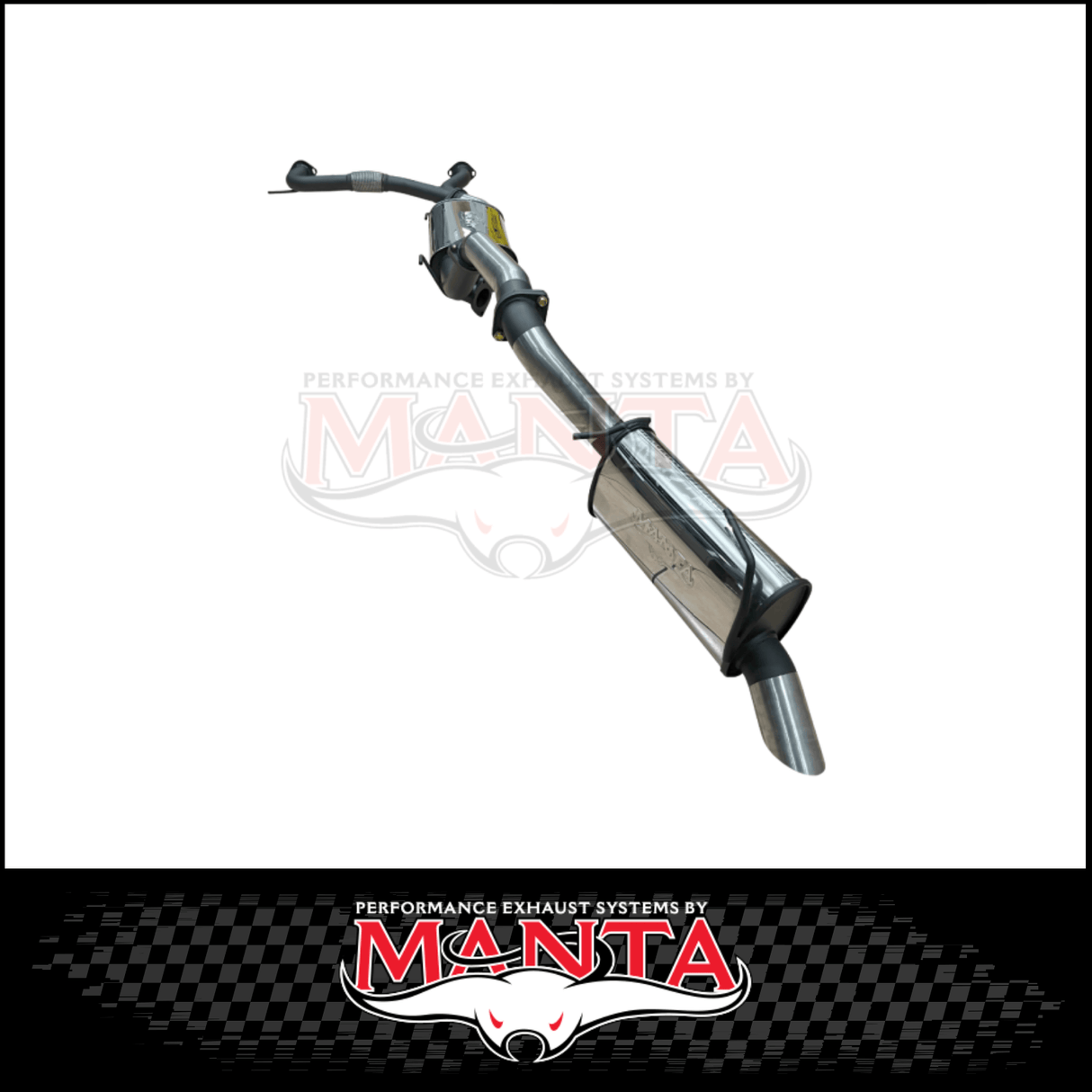 MANTA 3" STAINLESS STEEL CAT BACK EXHAUST SYSTEM WITH MUFFLER & BI-MODAL INTEGRATION FITS NISSAN PATROL Y62 WARRIOR 5.6L V8 2023-2026 (SSMKNI0122)