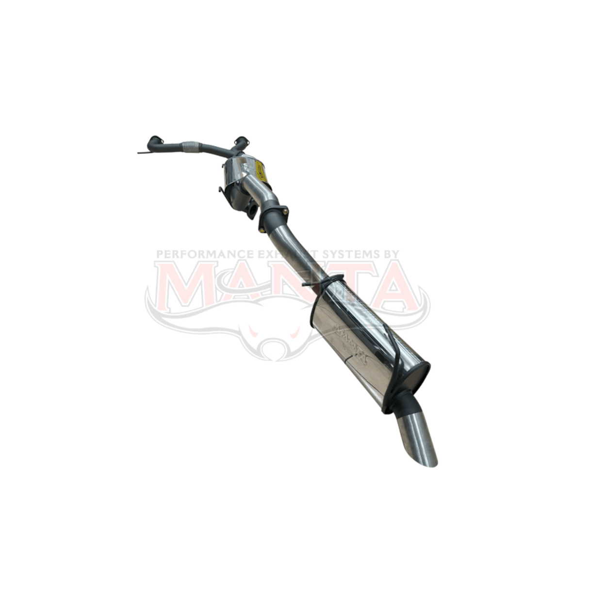 MANTA 3" STAINLESS STEEL CAT BACK EXHAUST SYSTEM WITH MUFFLER & BI-MODAL INTEGRATION FITS NISSAN PATROL Y62 WARRIOR 5.6L V8 2023-2026 (SSMKNI0122)
