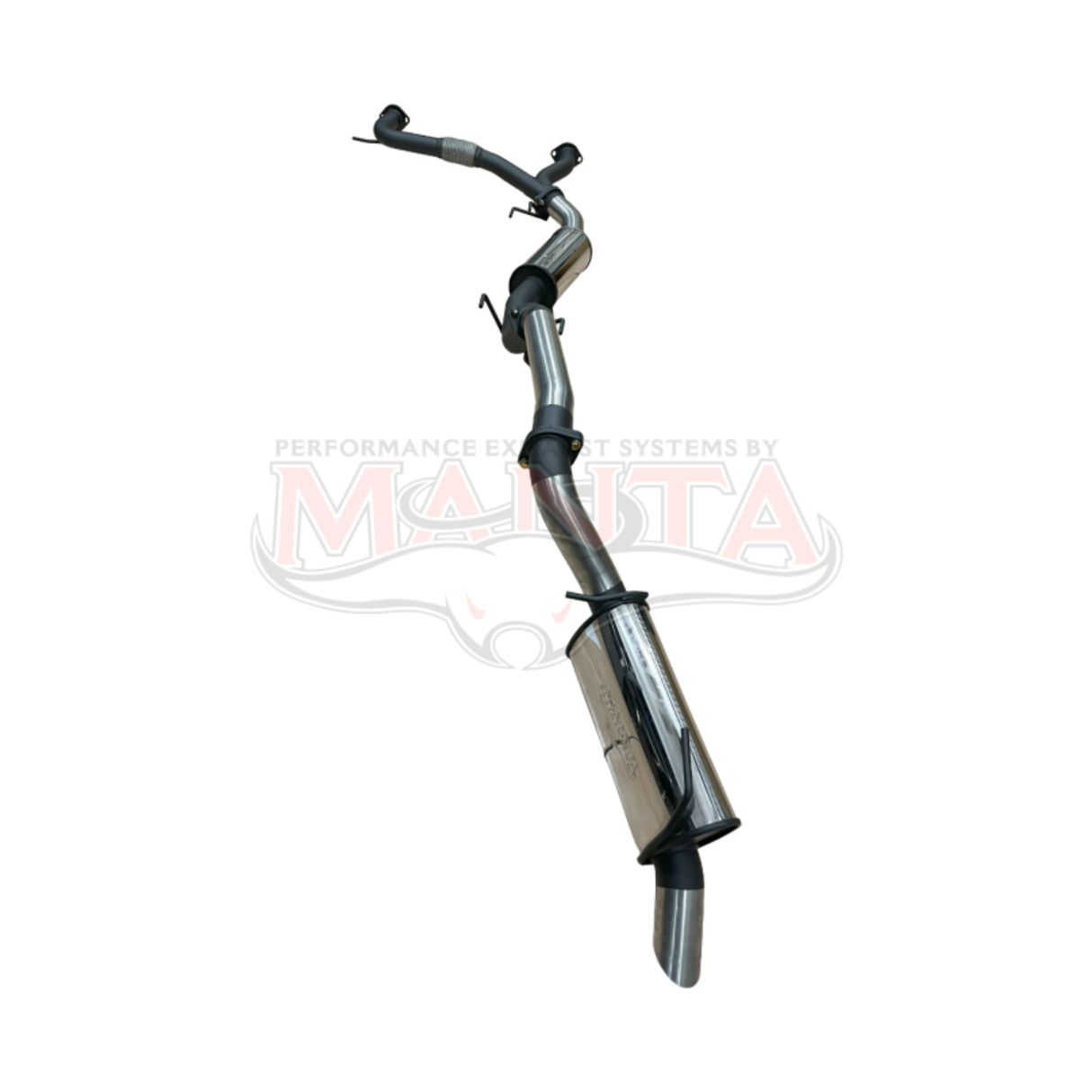 MANTA 3" STAINLESS STEEL CAT BACK EXHAUST SYSTEM WITH RESONATOR & BI-MODAL INTEGRATION FITS NISSAN PATROL Y62 WARRIOR 5.6L V8 2023-2026 (SSMKNI0124)