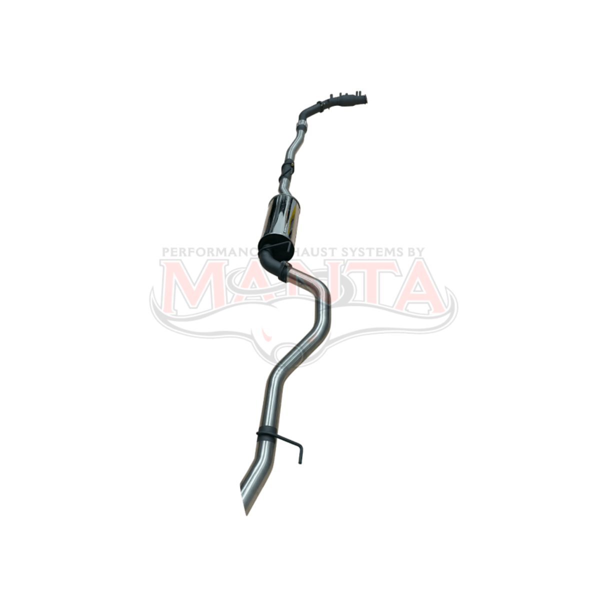 MANTA 3" STAINLESS STEEL TURBO BACK EXHAUST SYSTEM (DPF DELETE) FITS TOYOTA FORTUNER GUN156R 2.8L 1GD-FTV 11/2015-ON - CAT/MUFFLER (SSMKTY0211)