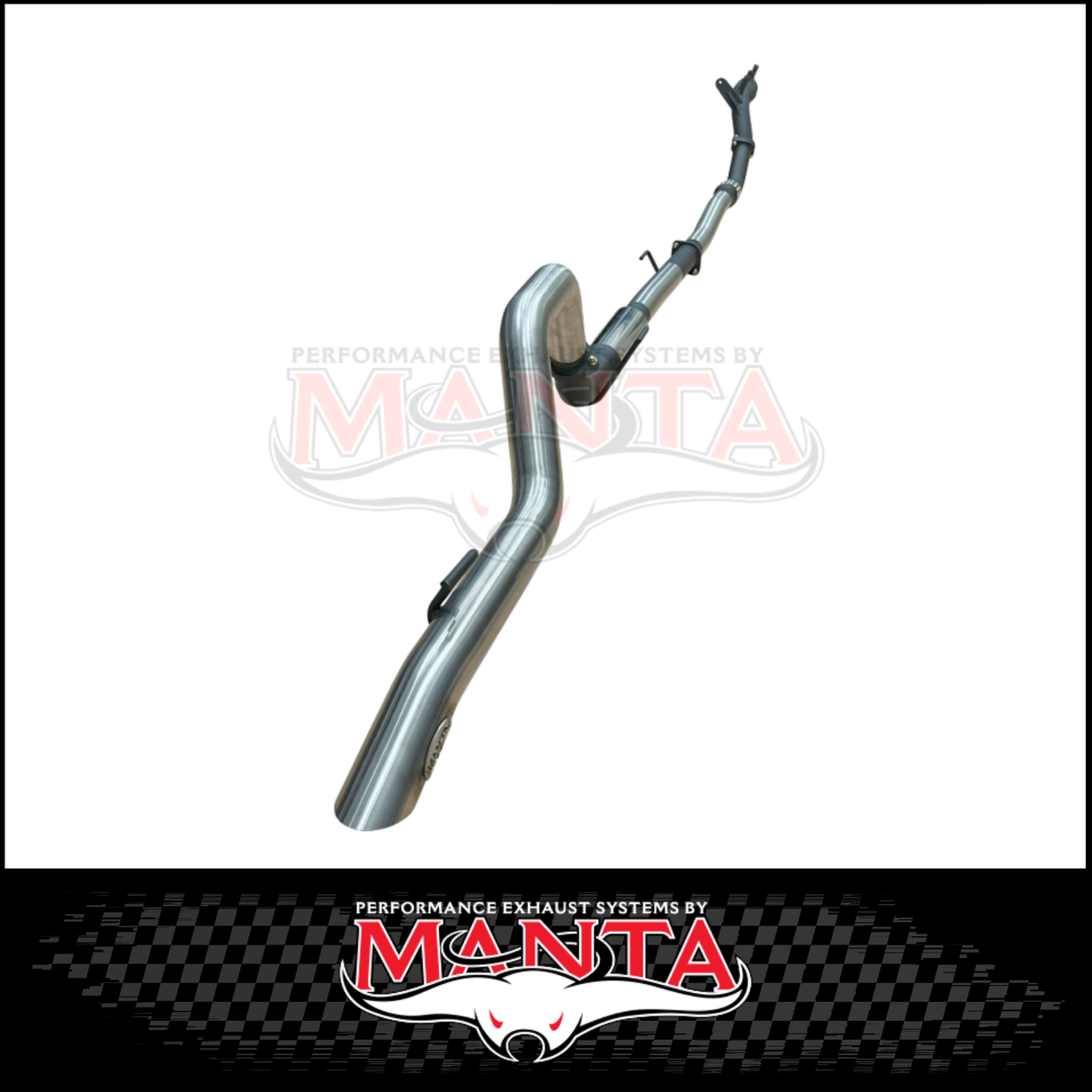 MANTA 3" STAINLESS STEEL TURBO BACK EXHAUST SYSTEM (DPF DELETE) FITS TOYOTA FORTUNER GUN156R 2.8L 1GD-FTV 11/2015-ON - CAT/HOTDOG (SSMKTY0212)