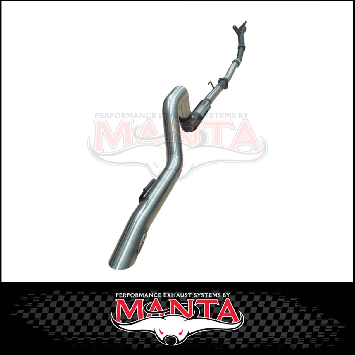 MANTA 3" STAINLESS STEEL TURBO BACK EXHAUST SYSTEM (DPF DELETE) FITS TOYOTA FORTUNER GUN156R 2.8L 1GD-FTV 11/2015-ON - CAT/HOTDOG (SSMKTY0212)