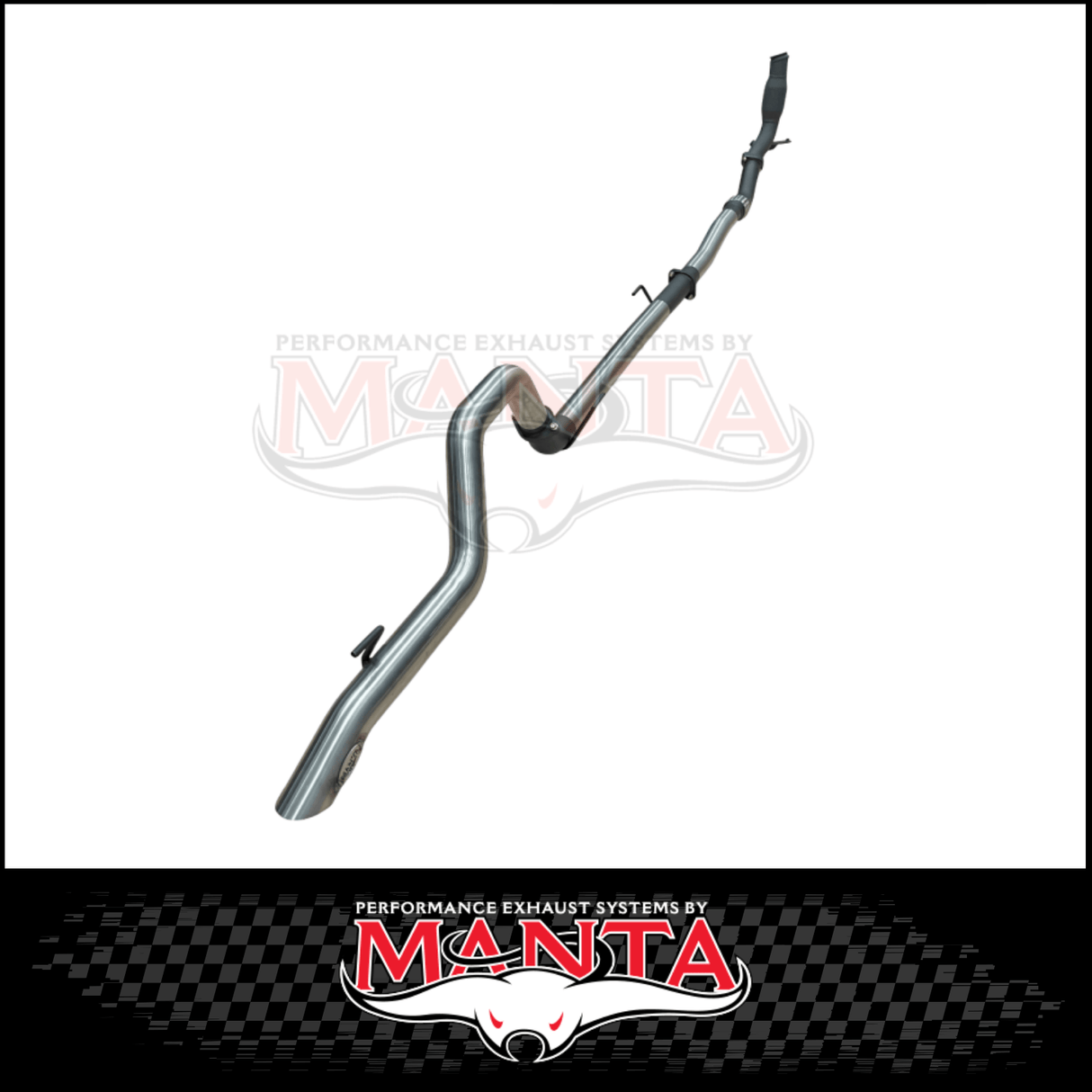 MANTA 3" STAINLESS STEEL TURBO BACK EXHAUST SYSTEM (DPF DELETE) FITS TOYOTA FORTUNER GUN156R 2.8L 1GD-FTV 11/2015-ON - CAT/PIPE ONLY (SSMKTY0213)