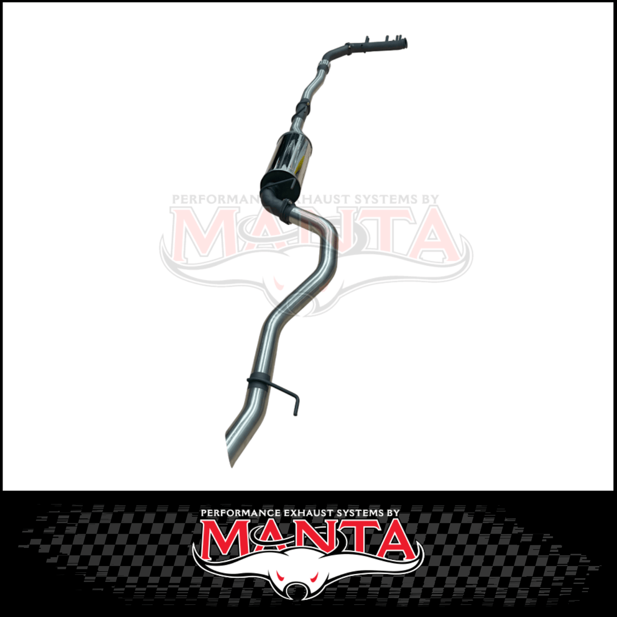MANTA 3" STAINLESS STEEL TURBO BACK EXHAUST SYSTEM (DPF DELETE) FITS TOYOTA FORTUNER GUN156R 2.8L 1GD-FTV 11/2015-ON - NO CAT/MUFFLER (SSMKTY0214)