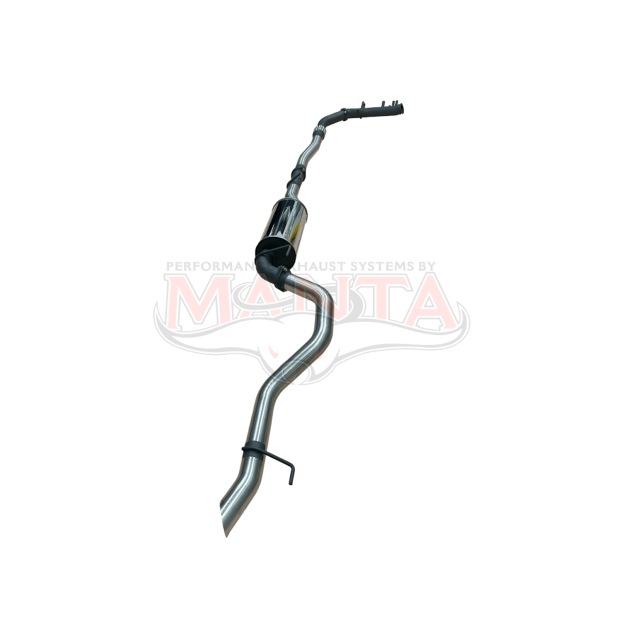 MANTA 3" STAINLESS STEEL TURBO BACK EXHAUST SYSTEM (DPF DELETE) FITS TOYOTA FORTUNER GUN156R 2.8L 1GD-FTV 11/2015-ON - NO CAT/MUFFLER (SSMKTY0214)