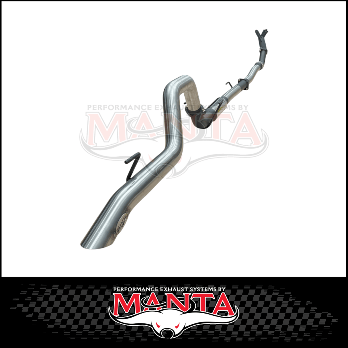 MANTA 3" STAINLESS STEEL TURBO BACK EXHAUST SYSTEM (DPF DELETE) FITS TOYOTA FORTUNER GUN156R 2.8L 1GD-FTV 11/2015-ON - NO CAT/HOTDOG (SSMKTY0215)