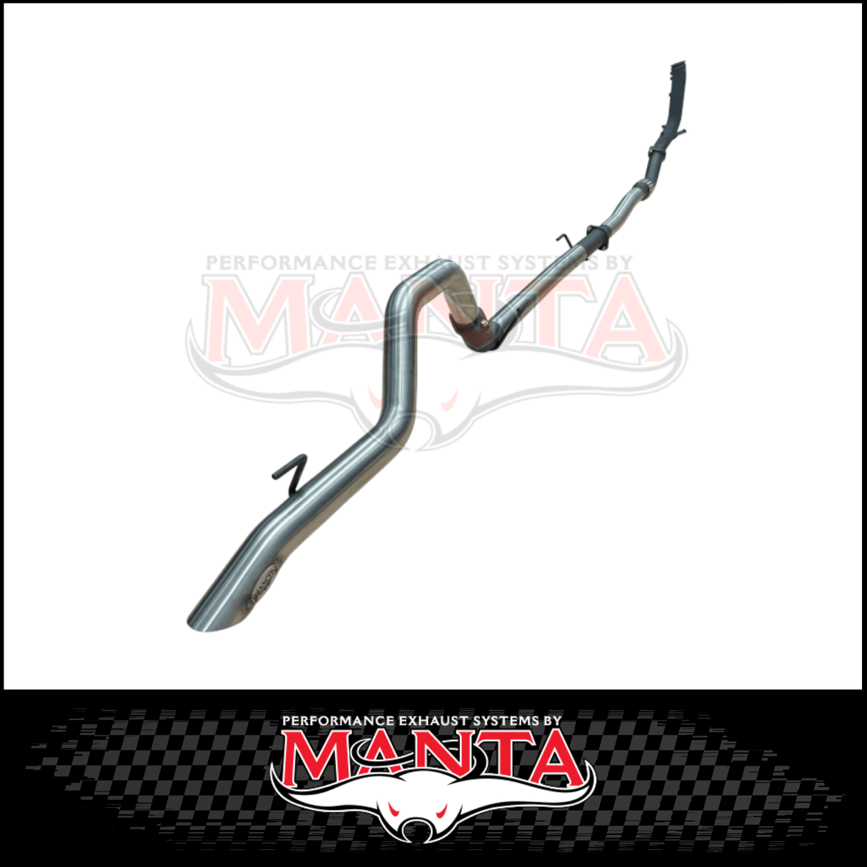 MANTA 3" STAINLESS STEEL TURBO BACK EXHAUST SYSTEM (DPF DELETE) FITS TOYOTA FORTUNER GUN156R 2.8L 1GD-FTV 11/2015-ON - NO CAT/PIPE ONLY (SSMKTY0216)