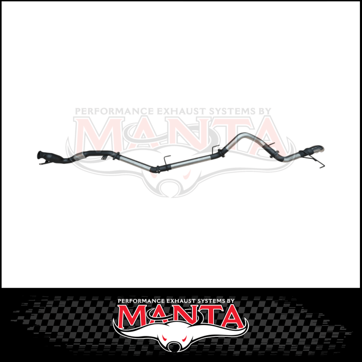 MANTA 3" STAINLESS STEEL TURBO BACK EXHAUST SYSTEM (DPF DELETE) FITS TOYOTA LANDCRUISER FJA300R 300 SERIES 3.3L V6 2021-ON - CAT/PIPE ONLY (SSMKTY0301)