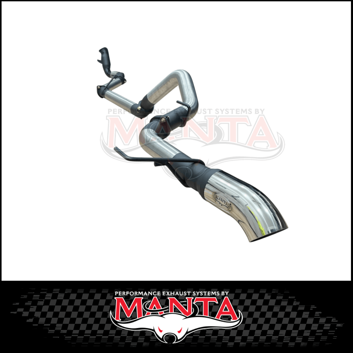 MANTA 3" STAINLESS STEEL TURBO BACK EXHAUST SYSTEM (DPF DELETE) FITS TOYOTA LANDCRUISER FJA300R 300 SERIES 3.3L V6 2021-ON - CAT/PIPE ONLY (SSMKTY0301)