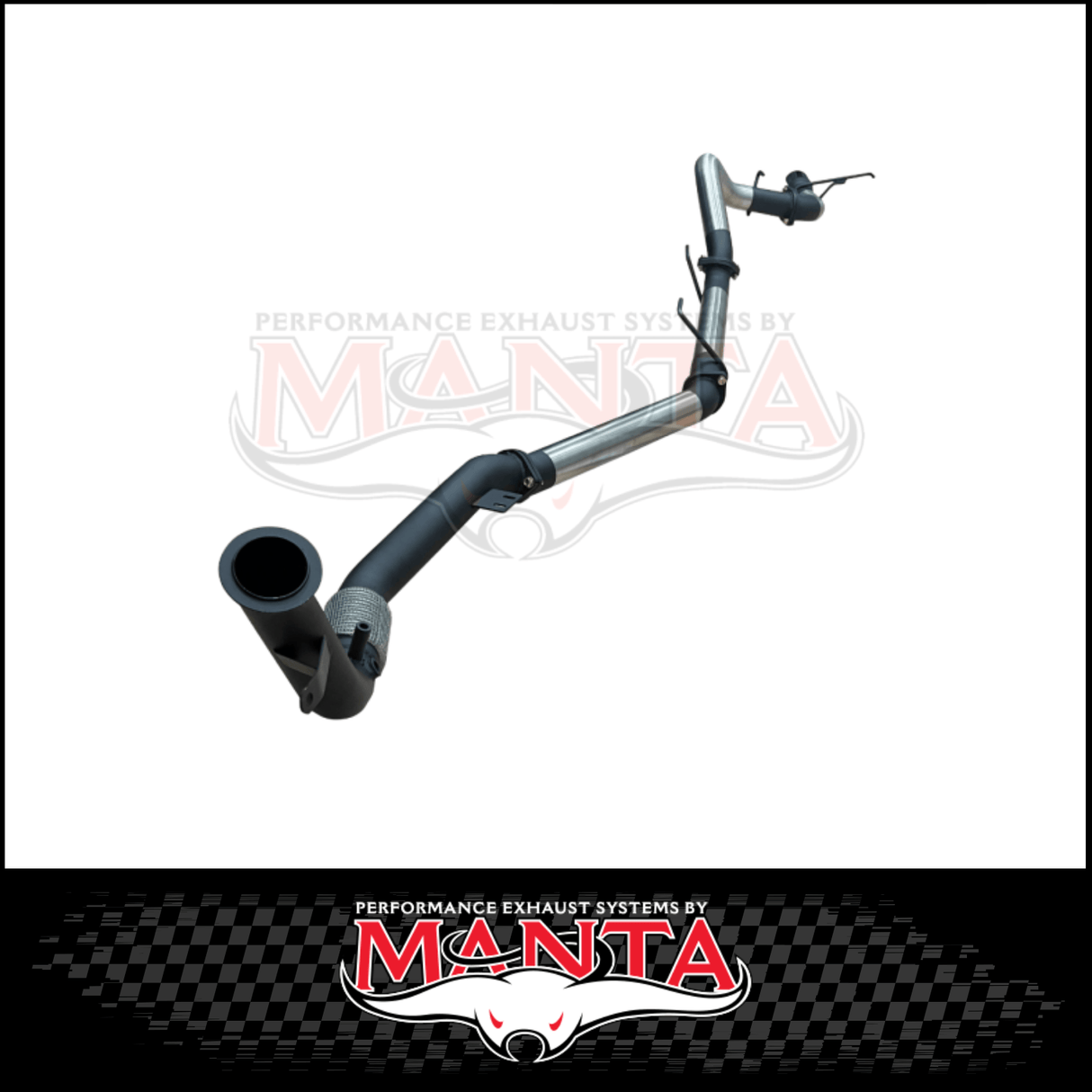 MANTA 3" STAINLESS STEEL TURBO BACK EXHAUST SYSTEM (DPF DELETE) FITS TOYOTA LANDCRUISER FJA300R 300 SERIES 3.3L V6 2021-ON - NO CAT/PIPE ONLY (SSMKTY0302)