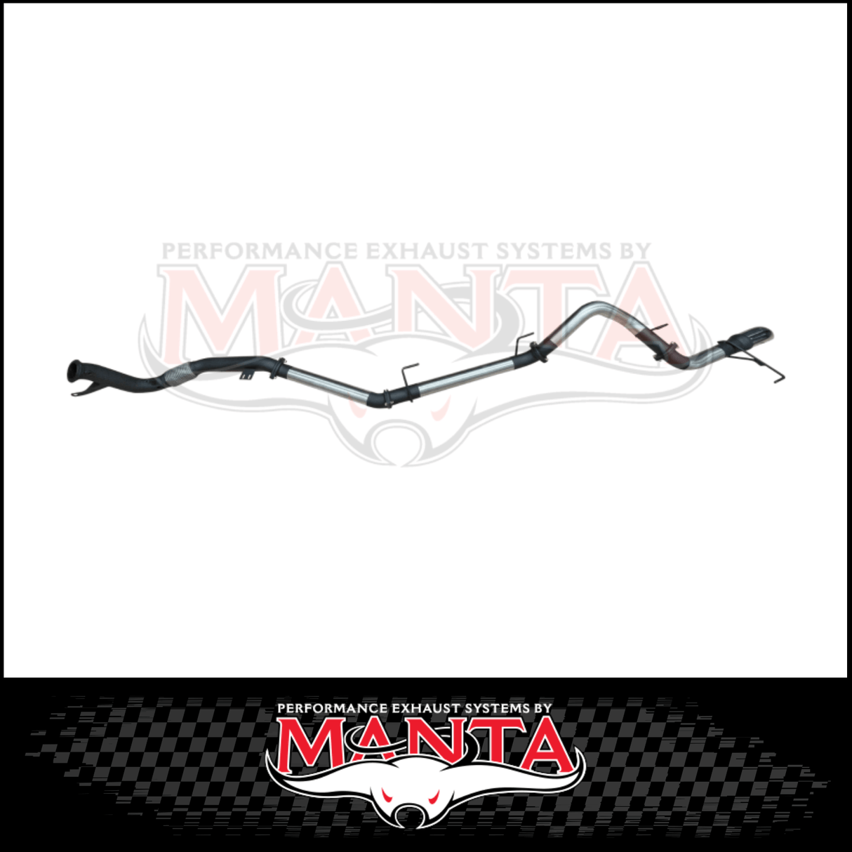 MANTA 3" STAINLESS STEEL TURBO BACK EXHAUST SYSTEM (DPF DELETE) FITS TOYOTA LANDCRUISER FJA300R 300 SERIES 3.3L V6 2021-ON - NO CAT/PIPE ONLY (SSMKTY0302)