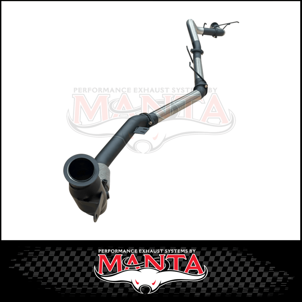 MANTA 3" STAINLESS STEEL TURBO BACK EXHAUST SYSTEM (DPF DELETE) FITS TOYOTA LANDCRUISER FJA300R 3.3L V6 2021-ON - CAT/PIPE ONLY (SSMKTY0310)