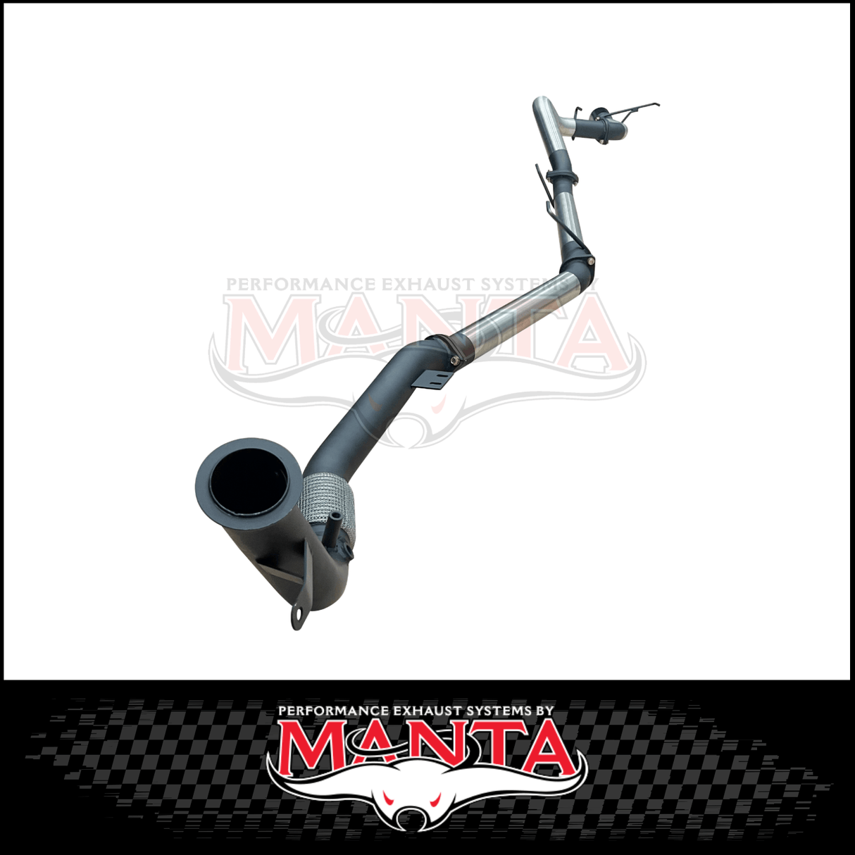 MANTA 3" STAINLESS STEEL TURBO BACK EXHAUST SYSTEM (DPF DELETE) FITS TOYOTA LANDCRUISER FJA300R 300 SERIES 3.3L V6 2021-ON - NO CAT/PIPE ONLY (SSMKTY0311)