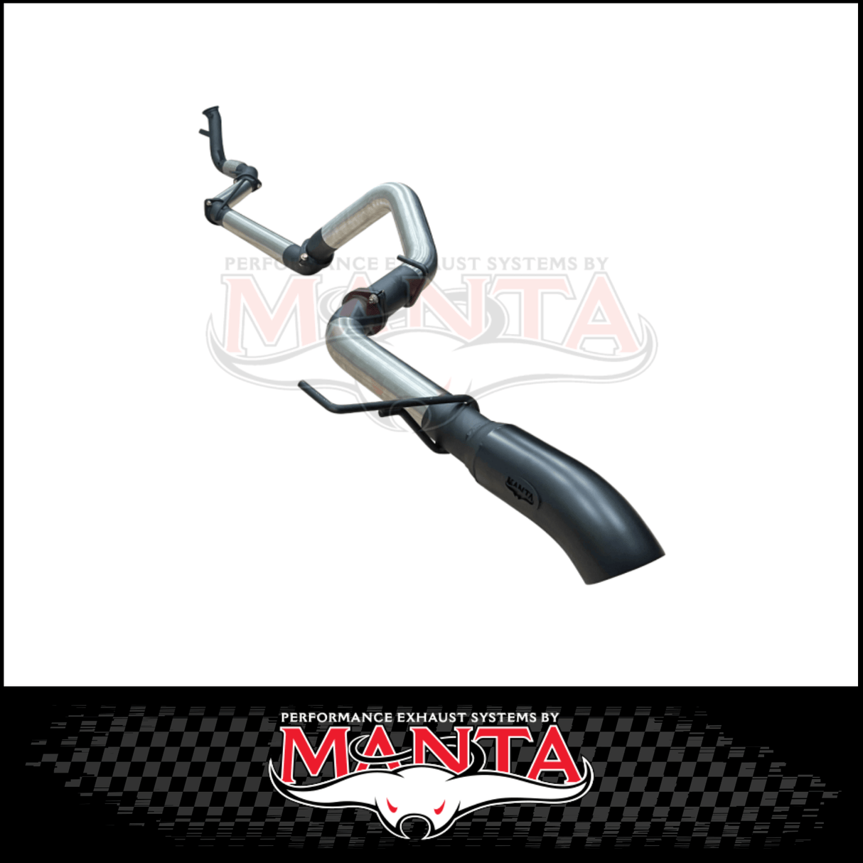 MANTA 3" STAINLESS STEEL TURBO BACK EXHAUST SYSTEM (DPF DELETE) FITS TOYOTA LANDCRUISER FJA300R 300 SERIES 3.3L V6 2021-ON - NO CAT/PIPE ONLY (SSMKTY0311)