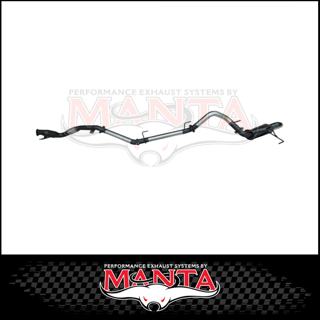 MANTA 3" STAINLESS STEEL TURBO BACK EXHAUST SYSTEM (DPF DELETE) FITS TOYOTA LANDCRUISER FJA300R 300 SERIES 3.3L V6 2021-ON - CAT/MUFFLER (SSMKTY0345)