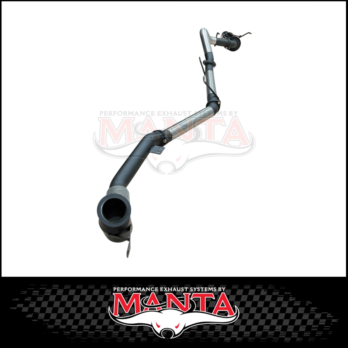 MANTA 3" STAINLESS STEEL TURBO BACK EXHAUST SYSTEM (DPF DELETE) FITS TOYOTA LANDCRUISER FJA300R 300 SERIES 3.3L V6 2021-ON - CAT/MUFFLER (SSMKTY0345)