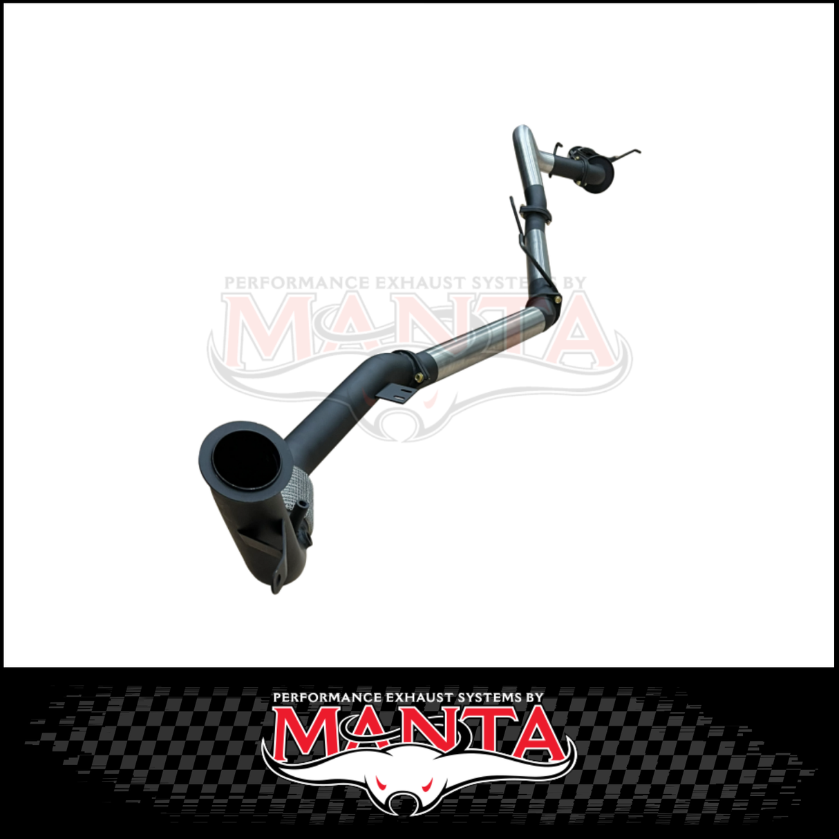 MANTA 4" STAINLESS STEEL TURBO BACK EXHAUST SYSTEM (DPF DELETE) FITS TOYOTA LANDCRUISER FJA300R 3.3L V6 2021-ON - NO CAT/MUFFLER (SSMKTY0380)