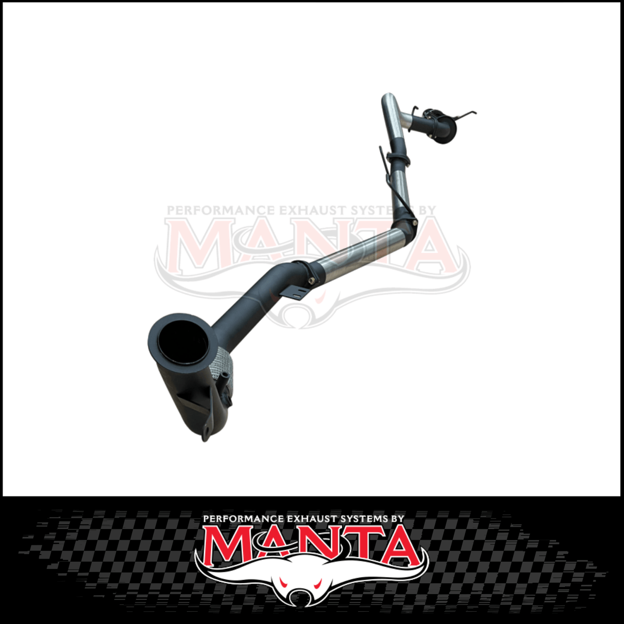 MANTA 3" STAINLESS STEEL TURBO BACK EXHAUST SYSTEM (DPF DELETE) FITS TOYOTA LANDCRUISER FJA300R 3.3L V6 2021-ON - NO CAT/MUFFLER (SSMKTY0346)
