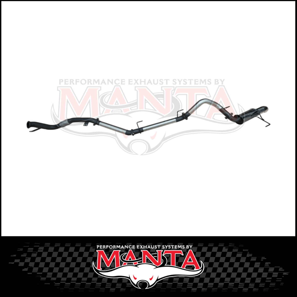 MANTA 3" STAINLESS STEEL TURBO BACK EXHAUST SYSTEM (DPF DELETE) FITS TOYOTA LANDCRUISER FJA300R 3.3L V6 2021-ON - NO CAT/MUFFLER (SSMKTY0346)