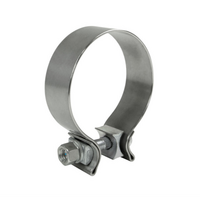1.75" (45MM) STAINLESS STEEL EXHAUST PIPE CLAMP - ACCUSEAL SINGLE BOLT