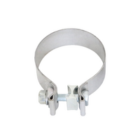 2.5" (63MM) ALUMINISED EXHAUST PIPE CLAMP - ACCUSEAL SINGLE BOLT 2.5" (63MM) ALUMINISED EXHAUST PIPE CLAMP - ACCUSEAL SINGLE BOLT