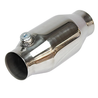 UNIVERSAL HIGH FLOW METALLIC CAT CONVERTER - 3" (76MM) 100 CPSI (B1T300MBR)