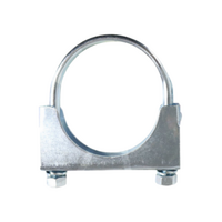 U-BOLT EXHAUST CLAMP - INSIDE DIAMETER 48MM (1 7/8" INCH) ZINC PLATED