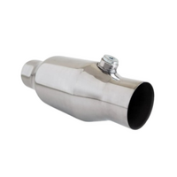 UNIVERSAL HIGH FLOW METALLIC CAT CONVERTER - 2.5" (63MM) 200 CPSI (C2T250MBR) UNIVERSAL HIGH FLOW METALLIC CAT CONVERTER - 2.5" (63MM) 200 CPSI (C2T250MBR)