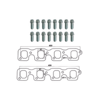 EXTRACTOR GASKETS & BOLT KIT FITS FORD FALCON / FAIRLANE CLEVELAND V8 4V 302 351