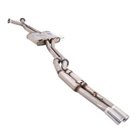 HOLDEN COMMODORE VT VX VY VZ V8 SEDAN TWIN 3" CATBACK XFORCE 409 STAINLESS STEEL EXHAUST SYSTEM WITH HOTDOG REARS