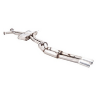 XFORCE TWIN 2 1/2" CATBACK 409 STAINLESS STEEL EXHAUST SYSTEM WITH HOTDOG REAR FITS HOLDEN COMMODORE VT VU VX VY VZ V8 WAGON/UTE