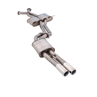 XFORCE TWIN 2.25" CATBACK 409 STAINLESS STEEL EXHAUST SYSTEM WITH MUFFLER REAR FITS HOLDEN STATESMAN/CAPRICE WL V6