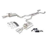 XFORCE TWIN 3" 409 STAINLESS STEEL CATBACK EXHAUST SYSTEM WITH VAREX REAR MUFFLERS FITS HOLDEN COMMODORE VE/VF UTE V8