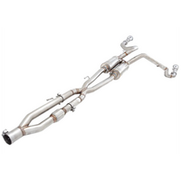 XFORCE TWIN 2 1/2" INTO TWIN 3" STAINLESS STEEL CATBACK EXHAUST SYSTEM WITH VAREX FITS RAM 1500 DS5.7L V8