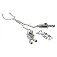 Kia Stinger Ck 3.3l V6 Turbo Twin 2 1/2" Xforce 304 Stainless Steel Cat Back Exhaust With Varex