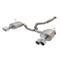 XFORCE 3" STAINLESS STEEL CATBACK EXHAUST SYSTEM FITS SUBARU WRX STI SEDAN 1/2014-ON