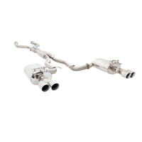 XFORCE TWIN 2.5" 304 STAINLESS STEEL CATBACK EXHAUST SYSTEM FITS HOLDEN COMMODORE VE/VF SEDAN/WAGON SS/SV6 (ES-VF72SED-CBS)