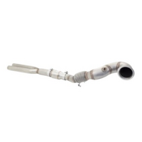 XFORCE 304 STAINLESS STEEL DUMP PIPE WITH CAT (4" TO 3") FITS AUDI RS3 8V HATCH 2015-2017