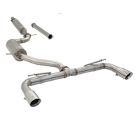 XFORCE CAT BACK EXHAUST SYSTEM FITS VOLKSWAGEN GOLF TSI 1.4L MK7 MK7.5 MK8 4/2013-ON (ESVW01CS)