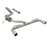XFORCE CAT BACK EXHAUST SYSTEM WITH VAREX FITS VOLKSWAGEN GOLF TSI 1.4L MK7 MK7.5 MK8 4/2013-ON (ESVW01VKCS)