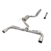 XFORCE 304 STAINLESS STEEL VAREX CAT BACK EXHAUST SYSTEM FITS VOLKSWAGEN GOLF GTi MK7 MK7.5 MK8 2013-ON
