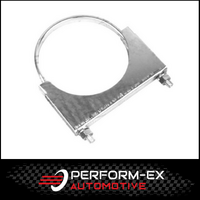 3" 76MM ZINC PLATED FLAT BACK EXHAUST CLAMP (FBC3000)