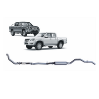 REDBACK 3" 409 STAINLESS STEEL CAT/MUFFLER EXHAUST SYSTEM FITS FORD RANGER PJ PK 3.0L 4CYL 12/2006-8/2011