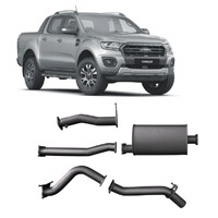 REDBACK 3" SS DPF BACK EXHAUST WITH MUFFLER FITS FORD RANGER PX II PX III  3.2L 5CYL 2016-2022
