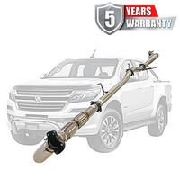 PERFORM-EX 3" CAT/PIPE ONLY TURBO BACK EXHAUST SYSTEM FITS HOLDEN COLORADO RG 2.8L 4CYL 2012-9/2016 (GM237-PCSS)