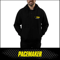 BLACK PACEMAKER HOODIE FEATURING 1977 HOLDEN HX SANDMAN IN ROYAL PLUM