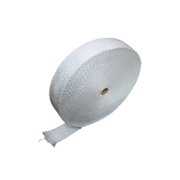 WHITE FIBRE GLASS HEAT TAPE (WRAP) - 6" (152MM) X 3MM X 30MTR (HT600R-30W3)